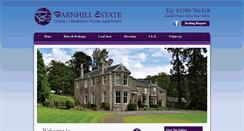 Desktop Screenshot of barnhillestateselfcatering.co.uk